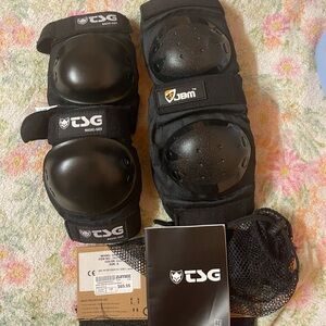 JMB Kids Skate Protection Set Black Size Small Next To New Condition